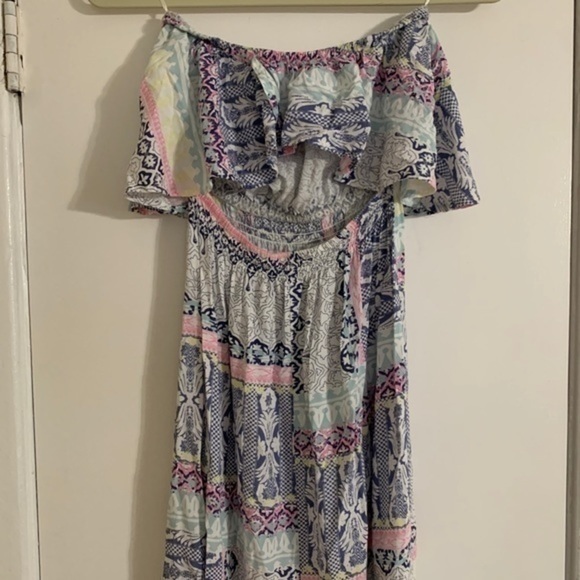 Cotton On Strapless Cut Out Back Maxi Dress Small - Picture 6 of 8